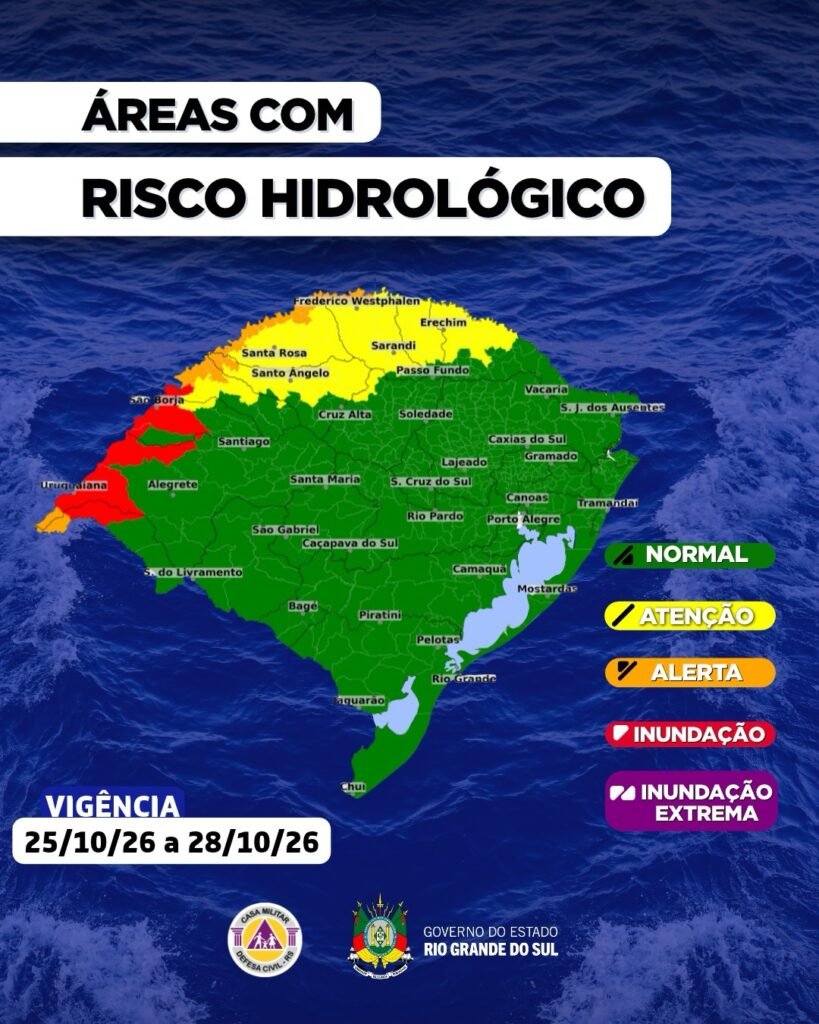 Crédito: Defesa Civil / Divulgação