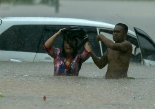 © OMM/Teguh Prihatna
                          Segundo a ONU, os custos dos desastres naturais pelo mundo aumentam a cada ano.