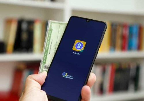 Tela do aplicativo e-Título, o título de eleitor digital brasileiro.
